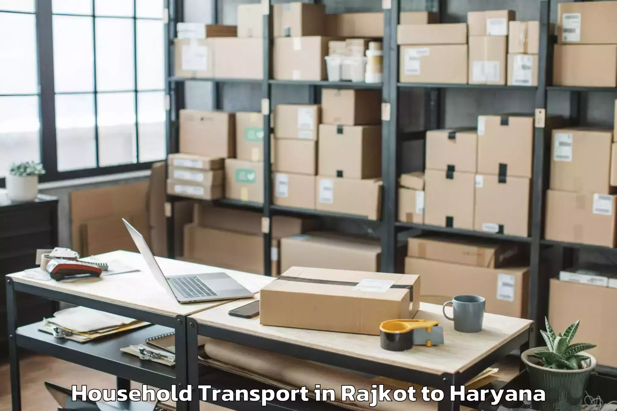 Trusted Rajkot to Kaithal Household Transport